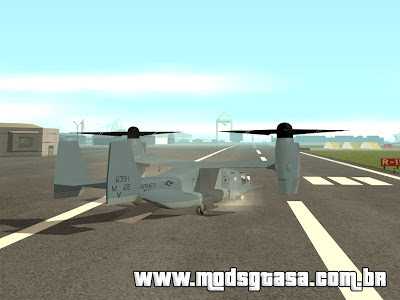 Helicóptero MV-22 Osprey para GTA San Andreas